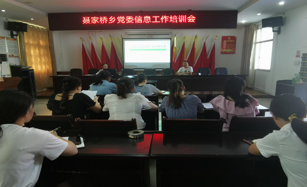 聂家桥乡召开党委信息工作培训会
