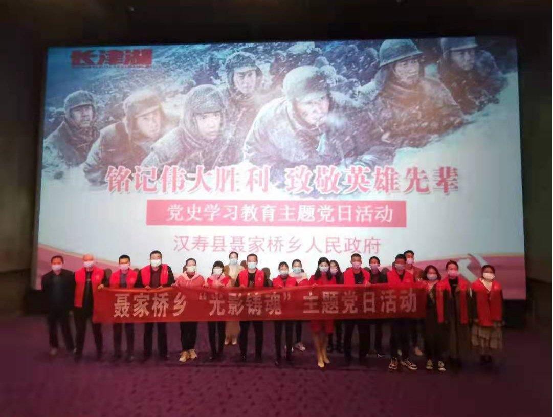 聂家桥乡开展“光影铸魂”主题党日活动