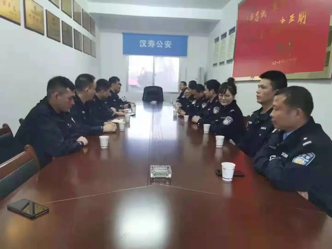 交流学习 对标先进——株木山派出所到罐头嘴派出所学习交流
