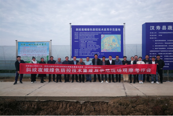 斜纹夜蛾绿色防控技术集成与示范现场观摩考评会在汉寿召开