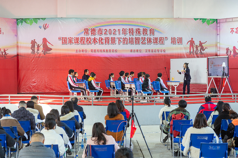 常德市特殊教育“国家课程校本化背景下的培智艺体课程”培训在汉寿举行