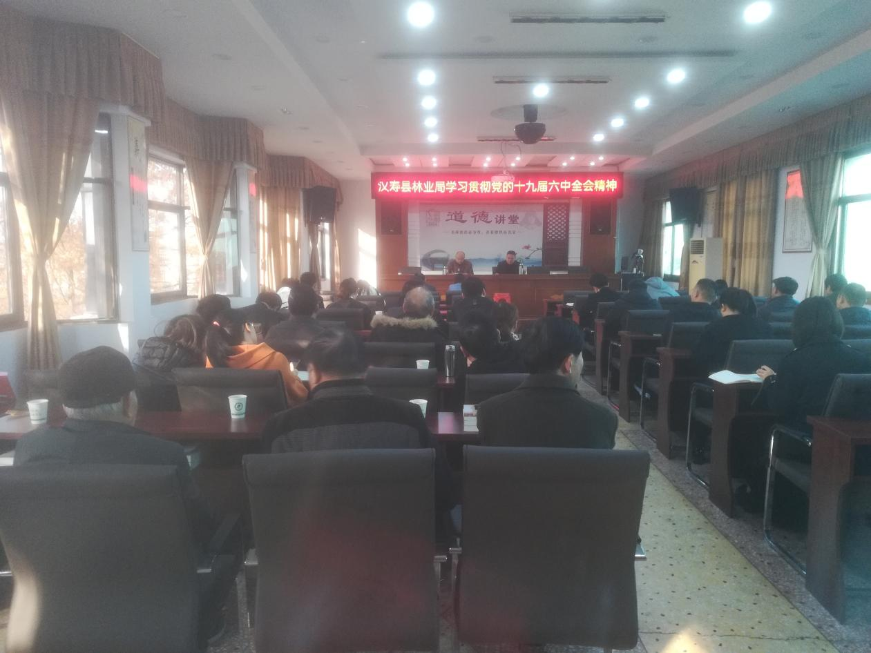 汉寿县林业局学习贯彻党的十九届六中全会精神