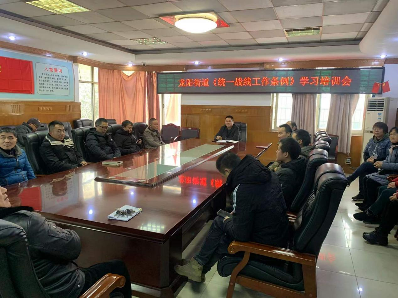 龙阳街道：学习贯彻《中国共产党统一战线条例》