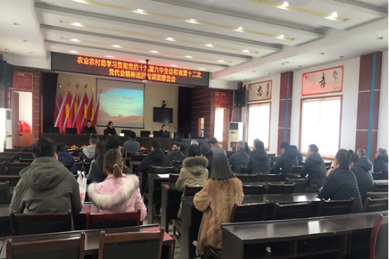 汉寿县农业农村局召开学习贯彻党的十九届六中全会和省第十二次党代会精神巡回宣讲团报告会