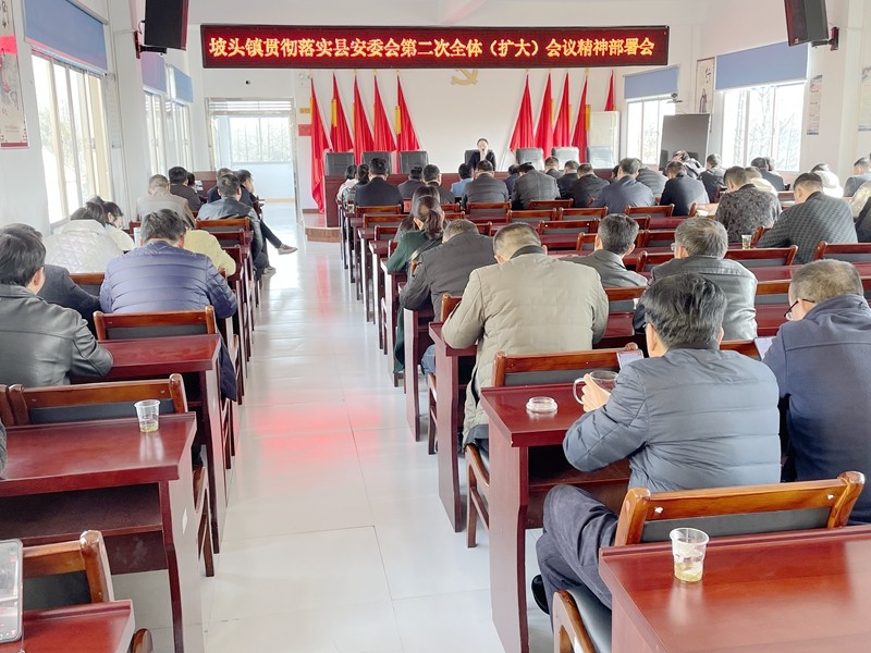 坡头镇传达学习汉寿县安委会第二次全会精神