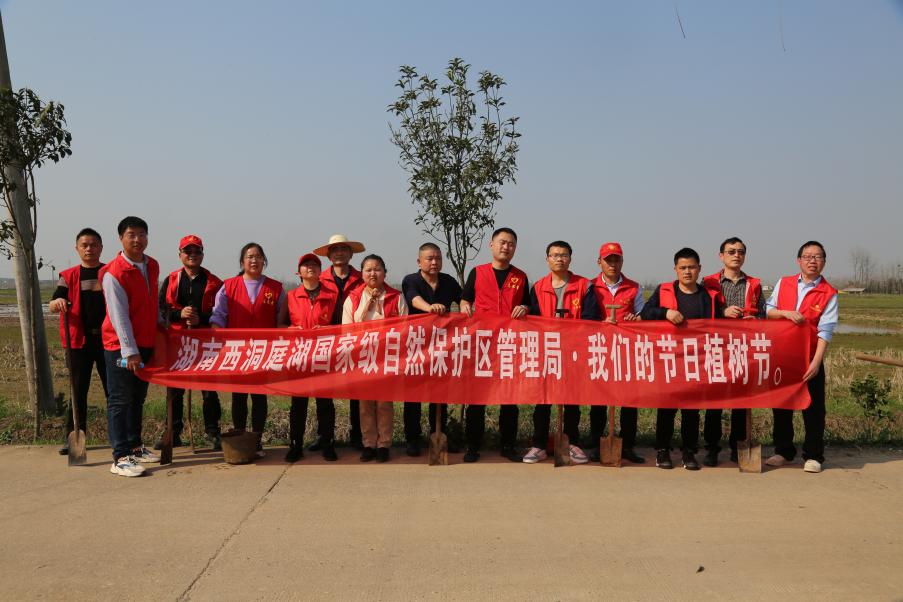 湖南西洞庭湖国家级自然保护区管理局：开展“绿化龙阳”义务植树活动