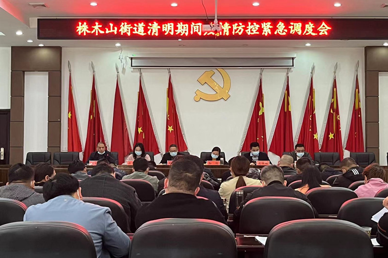 株木山街道召开清明期间疫情防控工作紧急调度会