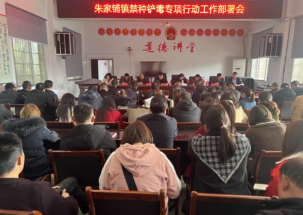 朱家铺镇：开展禁种铲毒专项行动