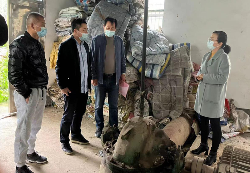 株木山街道：开展防汛安全检查 筑牢汛期安全防线