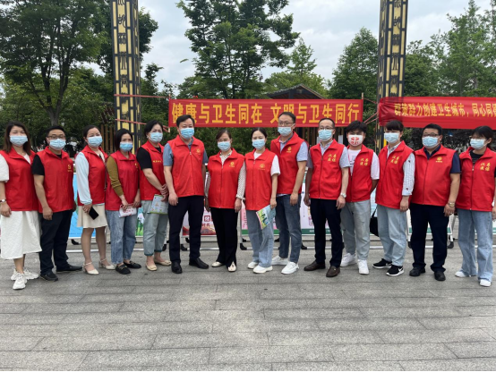 汉寿县开展“文明健康  绿色环保”爱国卫生月宣传活动