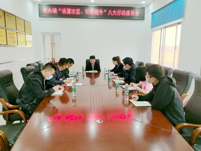 坡头镇召开发展壮大村级集体经济“消薄攻坚、引领提升”八大行动工作部署会