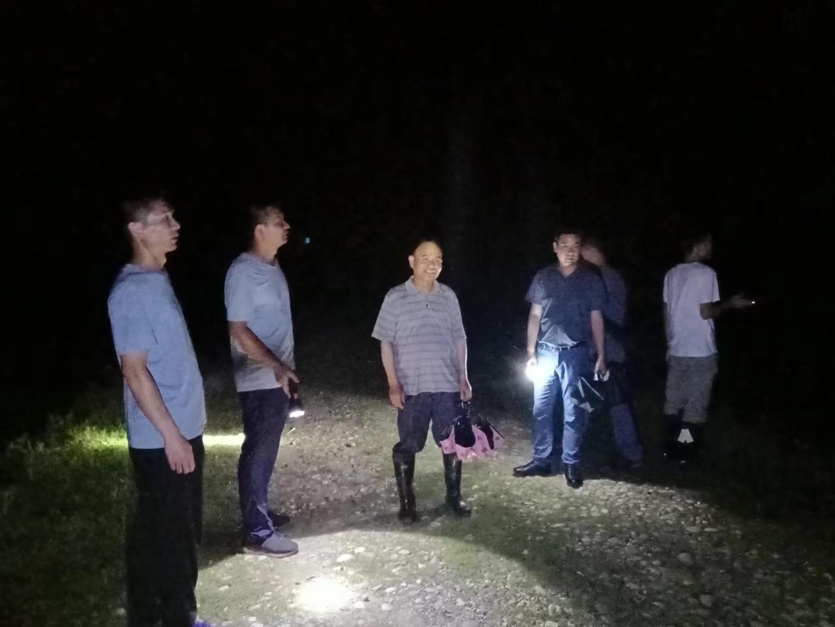 坡头镇：干群一心 吹响防汛号角