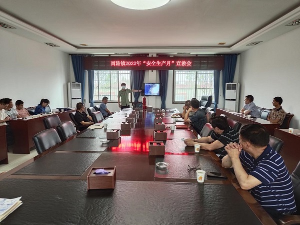 酉港镇开展安全生产宣传教育活动