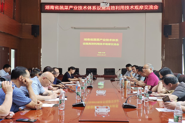 湖南省蔬菜产业技术体系设施蔬菜高效栽培技术观摩交流会在汉寿召开