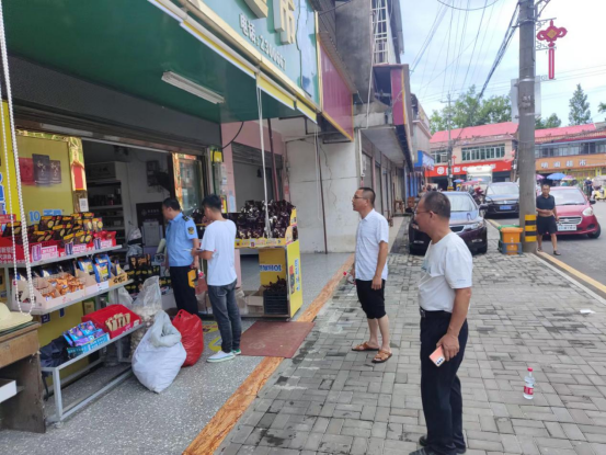 洲口镇开展经营门店安全隐患排查