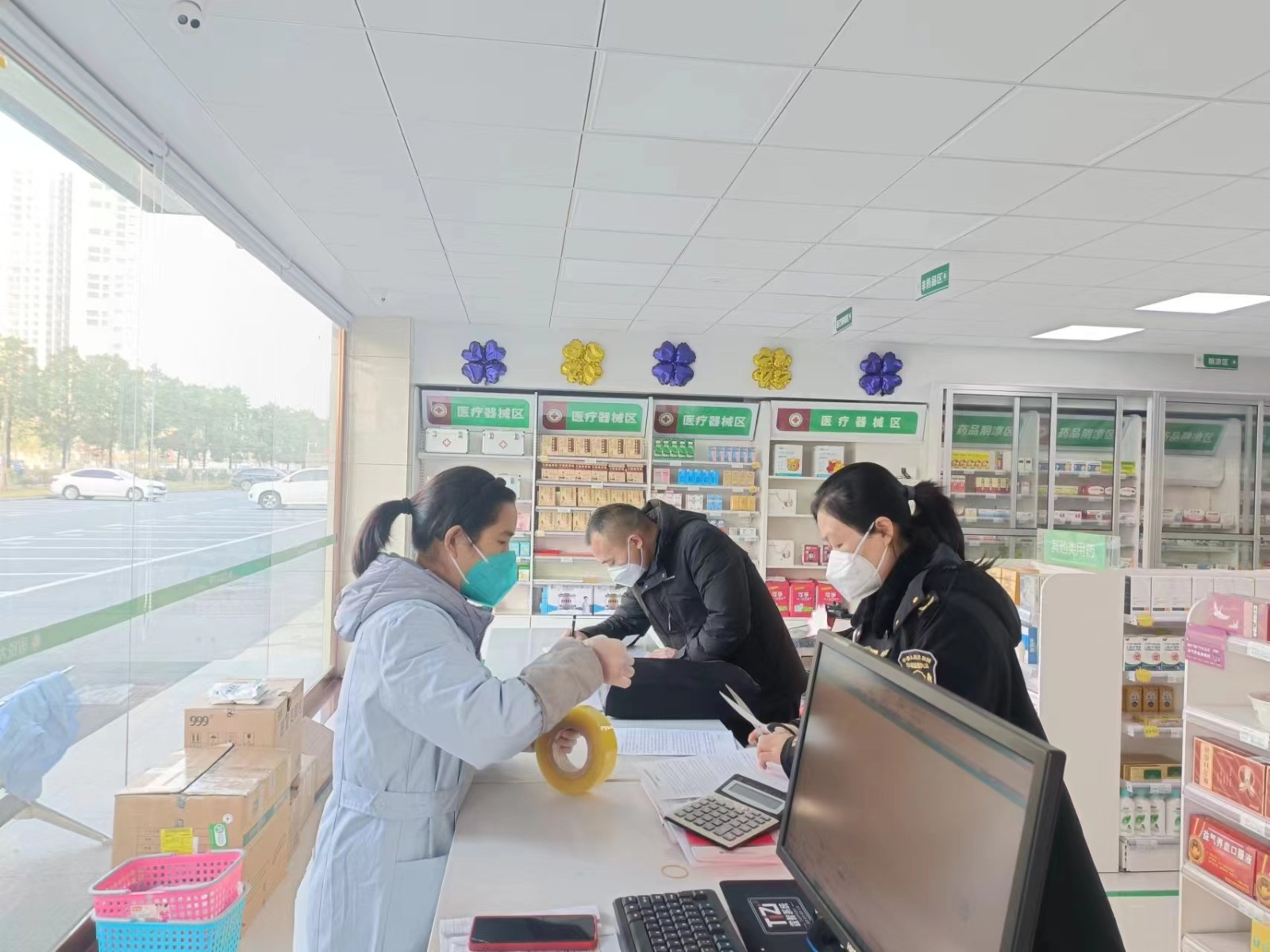 汉寿县市场监督管理局开展连花清瘟等涉疫物资价格专项检查行动