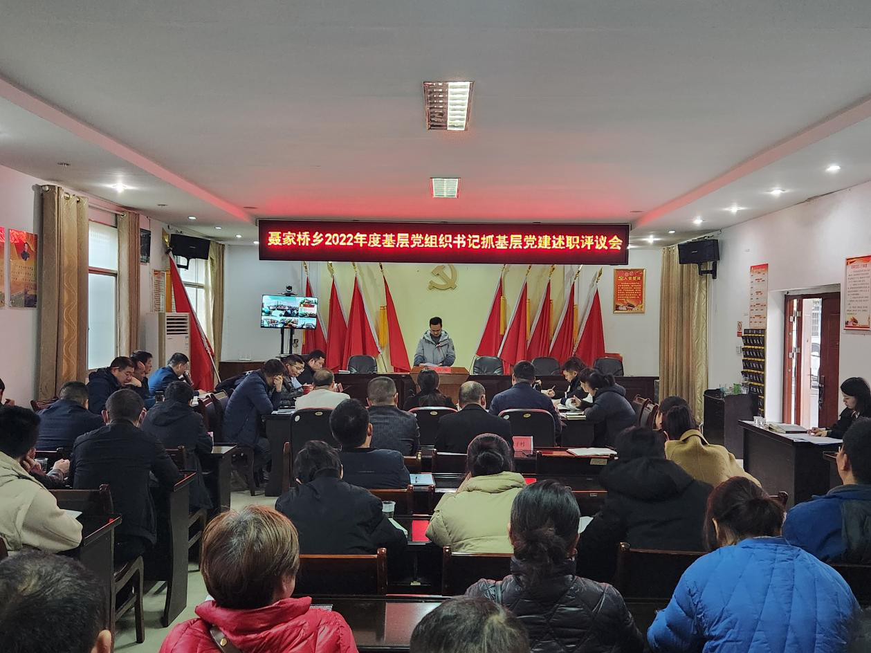 聂家桥乡召开2022年度基层党组织书记抓基层党建述职评议大会