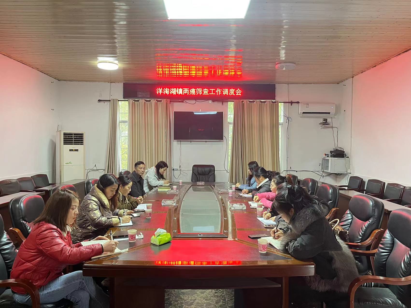 洋淘湖镇召开妇联工作调度会