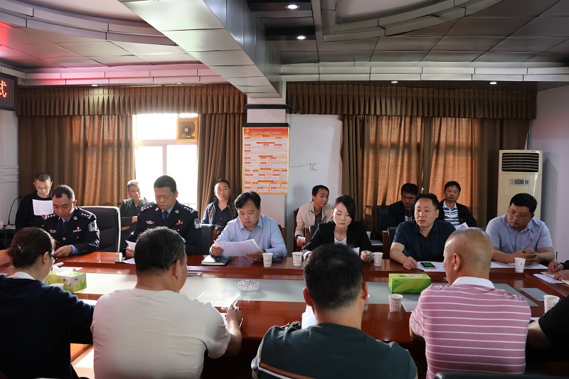 汉寿县交警大队举行暂抽调人员交接仪式