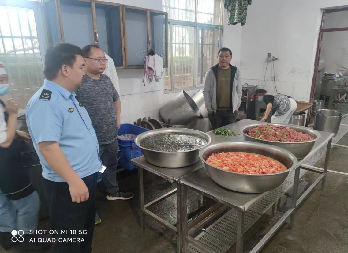 【打好安全生产巩固提升仗】汉寿县军山铺镇：开展守护校园食品安全行动