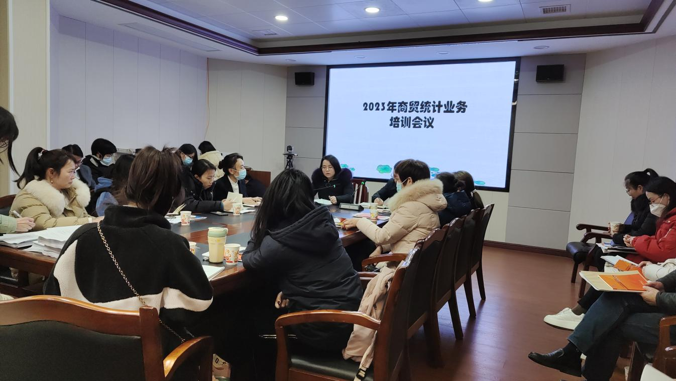 汉寿县开展限上商贸统计业务培训