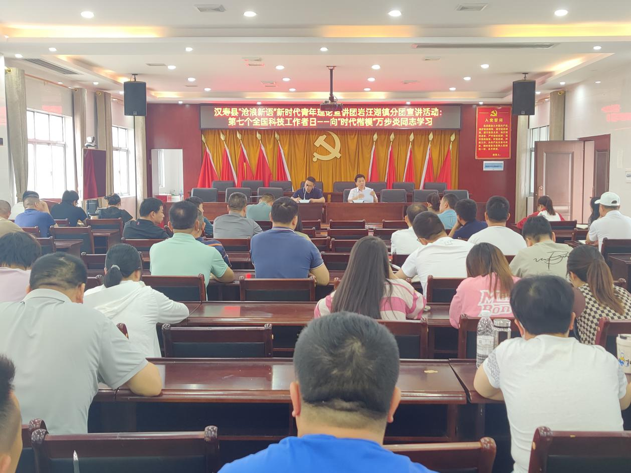 【沧浪新语】汉寿县“沧浪新语”新时代青年理论宣讲团岩汪湖镇分团开展宣讲活动