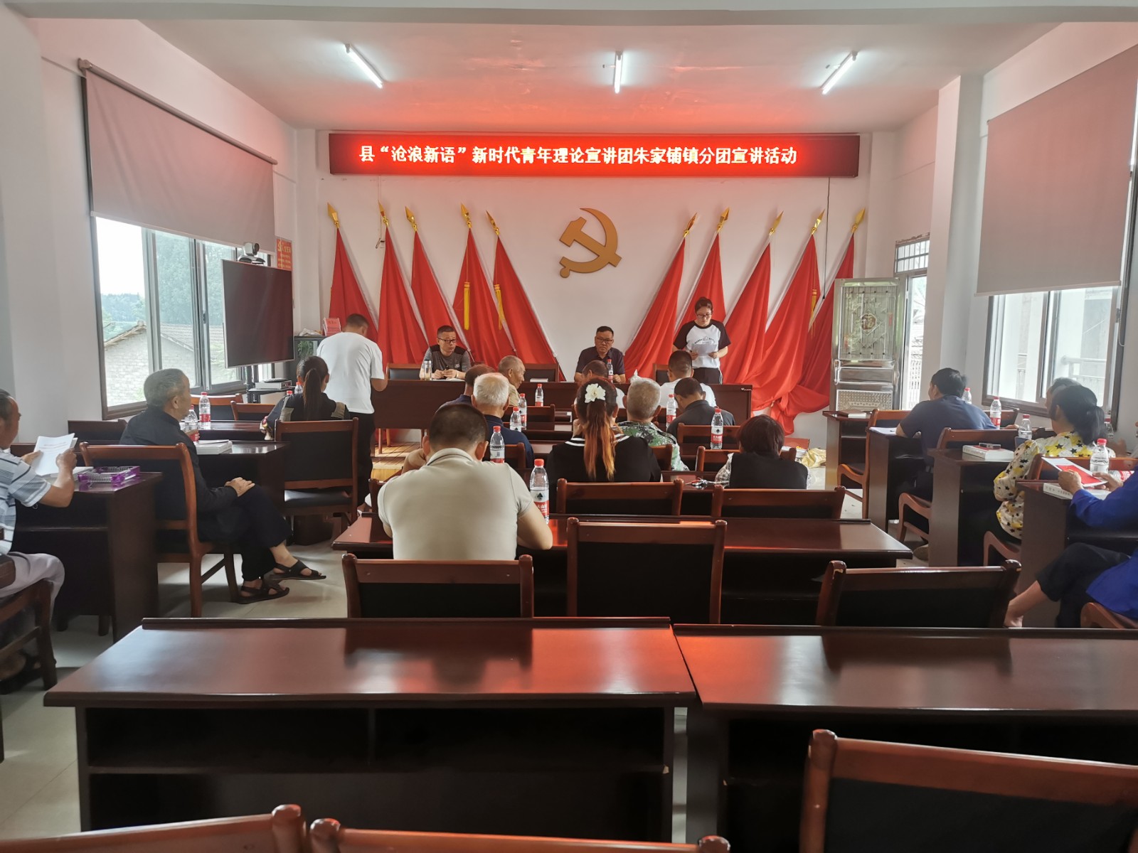 【沧浪新语】汉寿县“沧浪新语”新时代青年理论宣讲团朱家铺镇分团开展宣讲活动