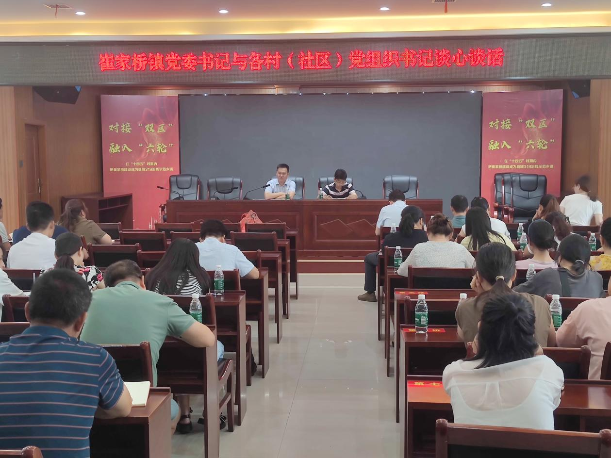 汉寿县崔家桥镇召开党委书记与各村（社区）党组织书记集体谈心谈话会