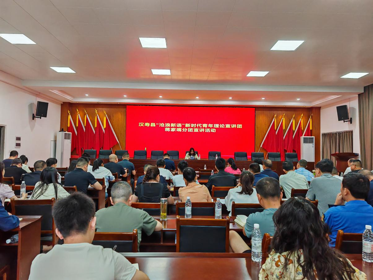 【沧浪新语】汉寿县“沧浪新语”新时代青年理论宣讲团蒋家嘴镇分团开展宣讲活动