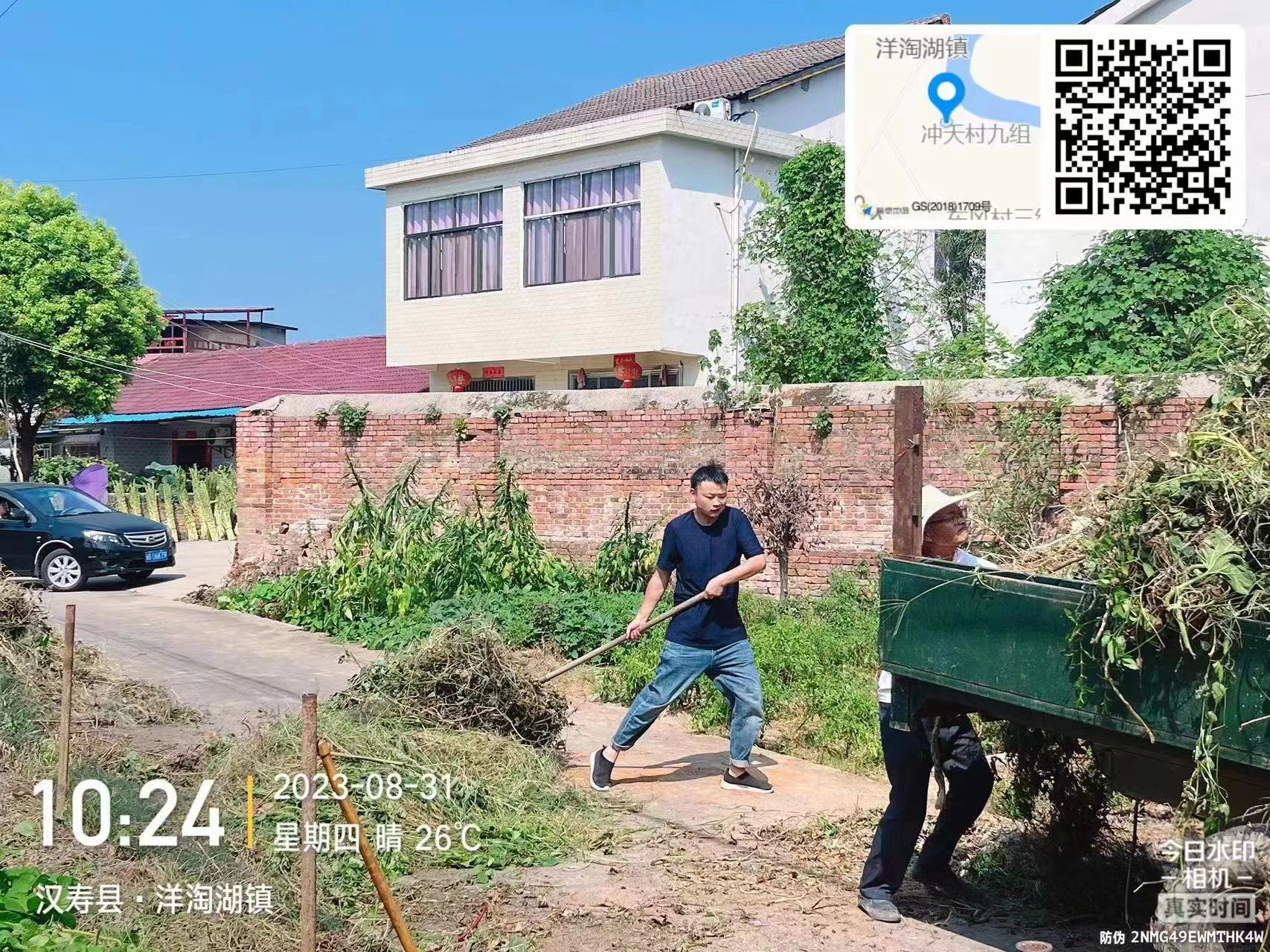 汉寿县洋淘湖镇：干群齐参与 家园焕新颜
