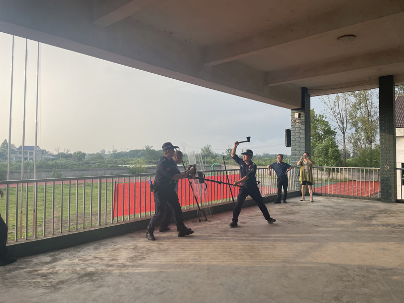 【打好安全生产巩固提升仗】汉寿县聂家桥乡中学组织校园安保人员培训