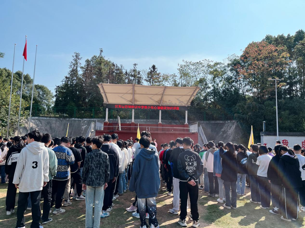 汉寿县百禄桥镇中学举办青少年心理健康知识讲座
