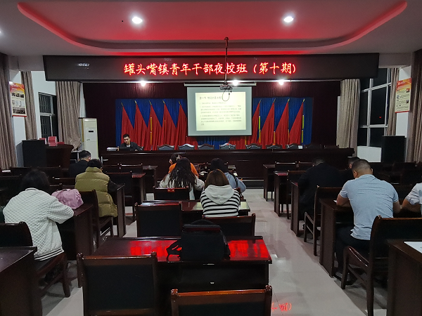 汉寿县罐头嘴镇青年干部第十期夜校班开讲
