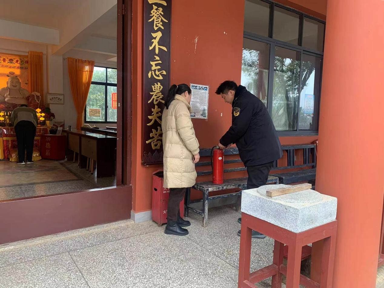 汉寿县龙阳街道开展春节前宗教场所安全隐患大排查