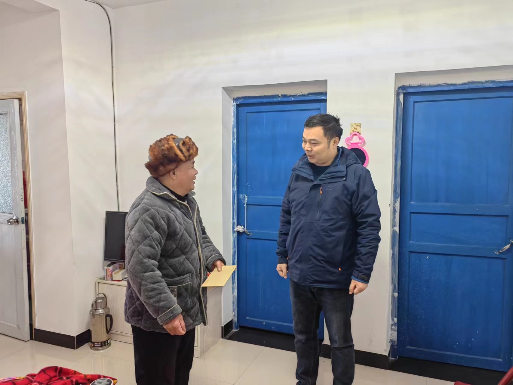 汉寿县蒋家嘴镇走访慰问困难退役军人
