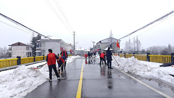【抗击冰雪一线】汉寿县酉港镇：多措并举迎战冰雪