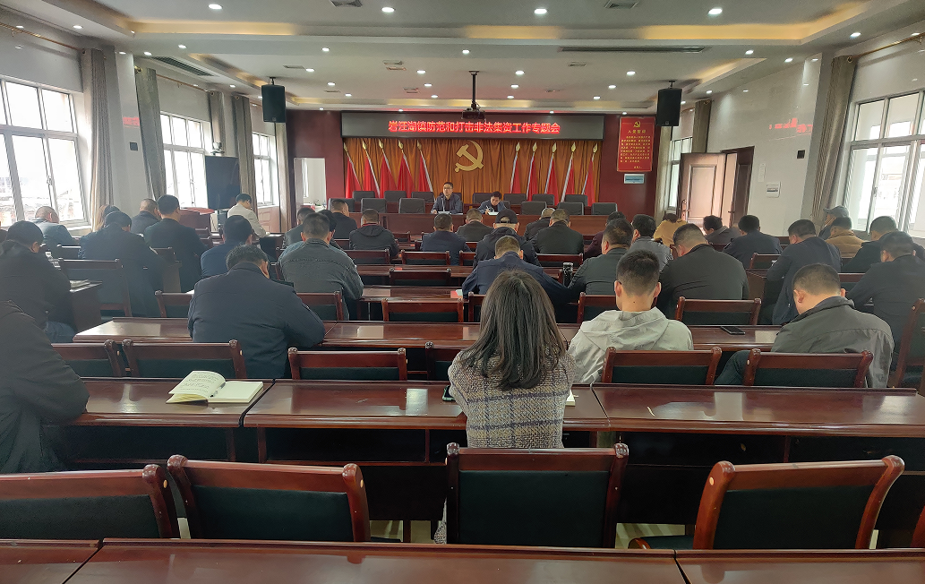 【整治非法集资】汉寿县岩汪湖镇召开防范和打击非法集资工作专题会
