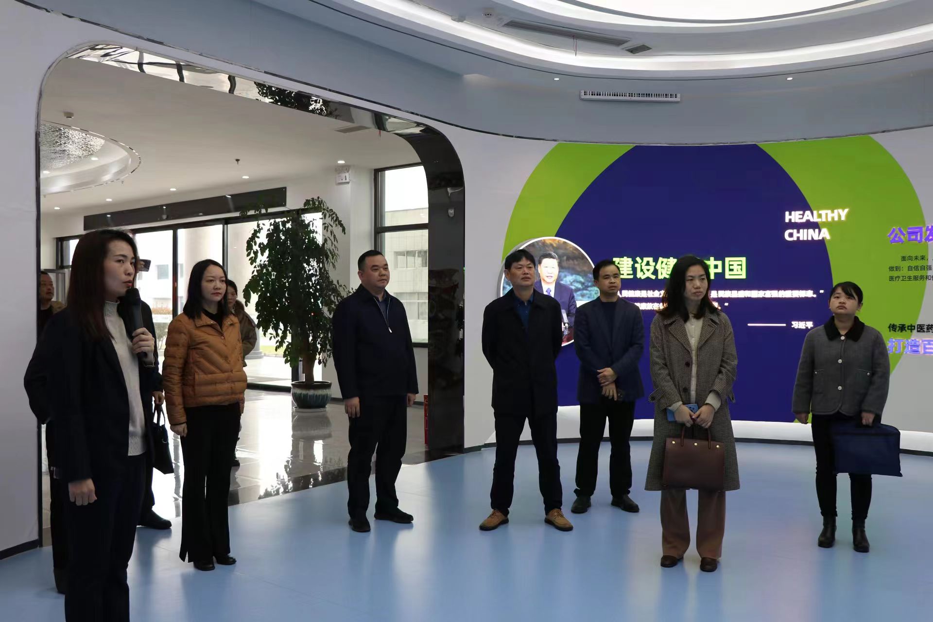 省科技厅调研康普药业股份有限公司