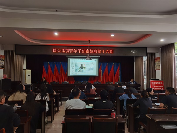 汉寿县罐头嘴镇青年干部第16期夜校班开讲