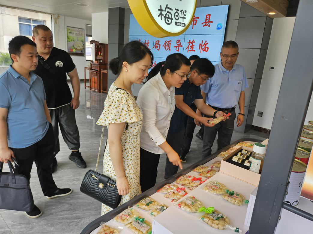 常德市科技局来汉寿调研指导
