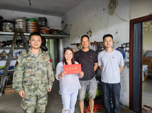 汉寿县洲口镇：悬挂光荣牌，温暖军属心