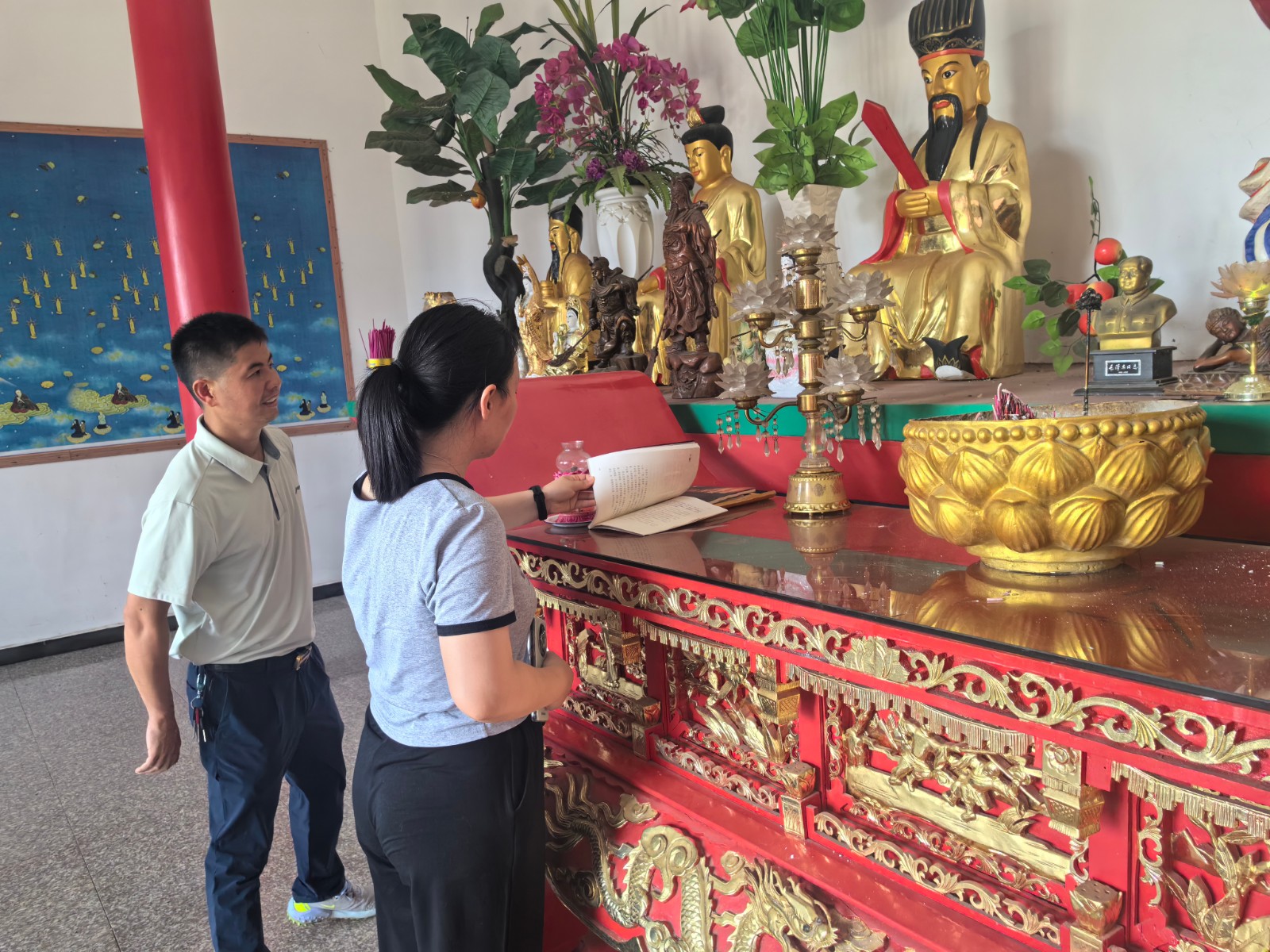 汉寿县洲口镇开展宗教场所安全巡查
