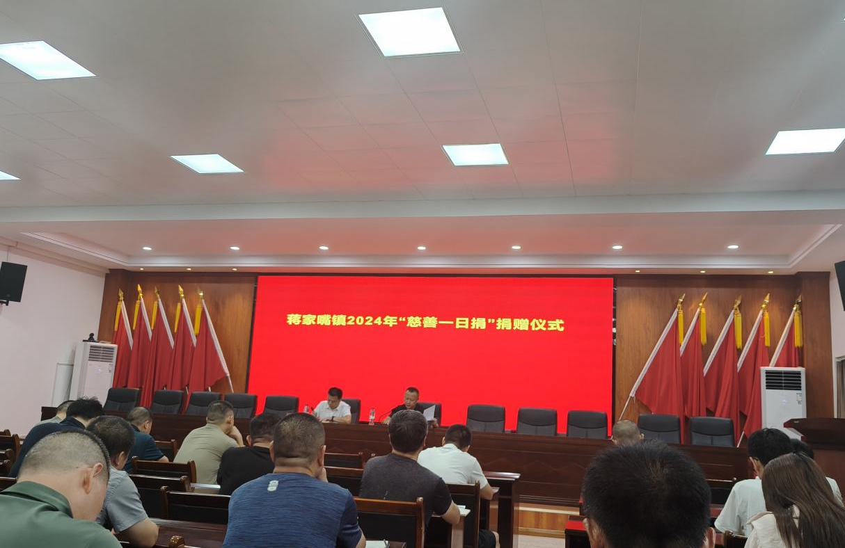 汉寿县蒋家嘴镇举办“慈善一日捐”活动