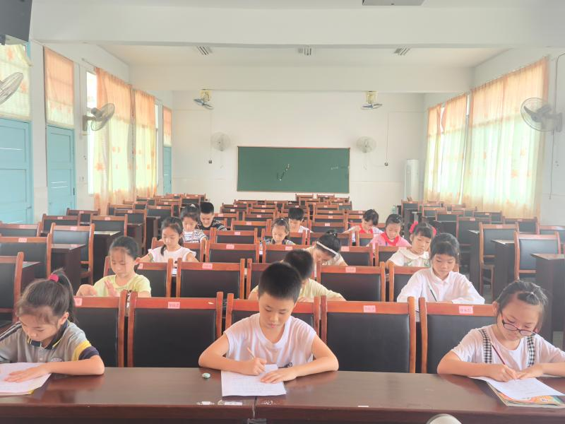 汉寿县岩汪湖镇小学开展“写好中国字，做好新少年”书写比赛