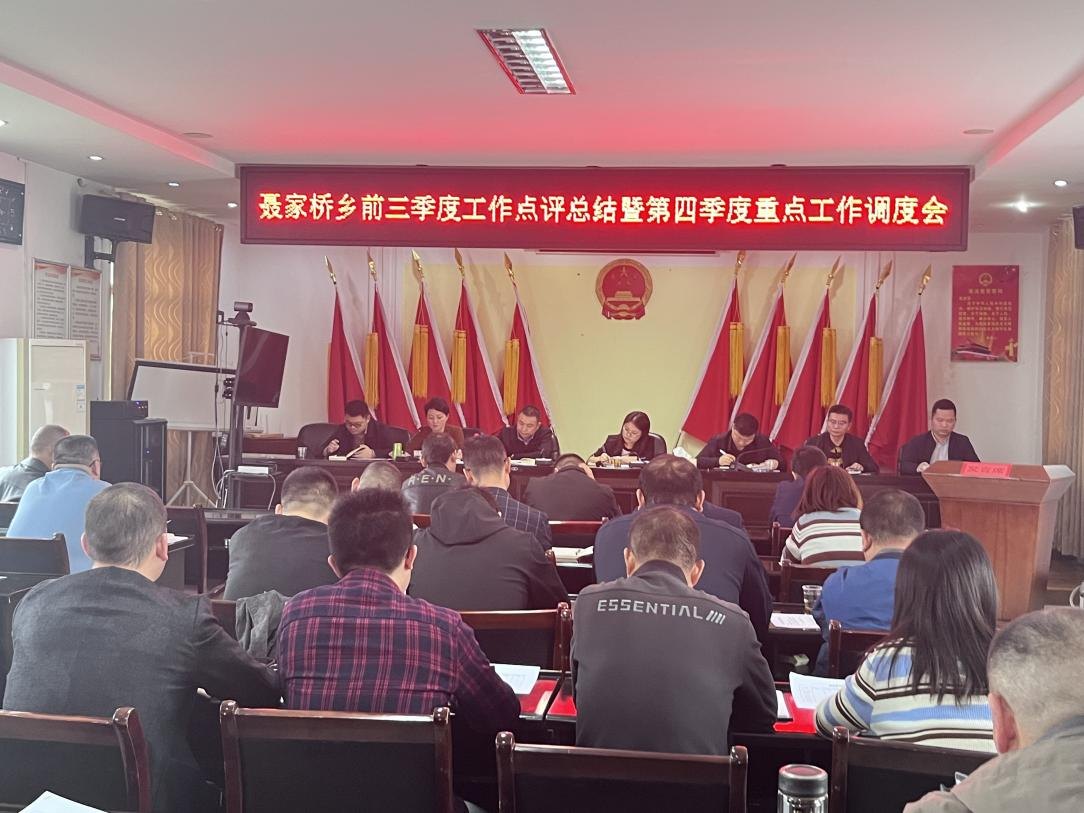 汉寿县聂家桥乡开展前三季度工作点评总结暨第四季度重点工作调度会