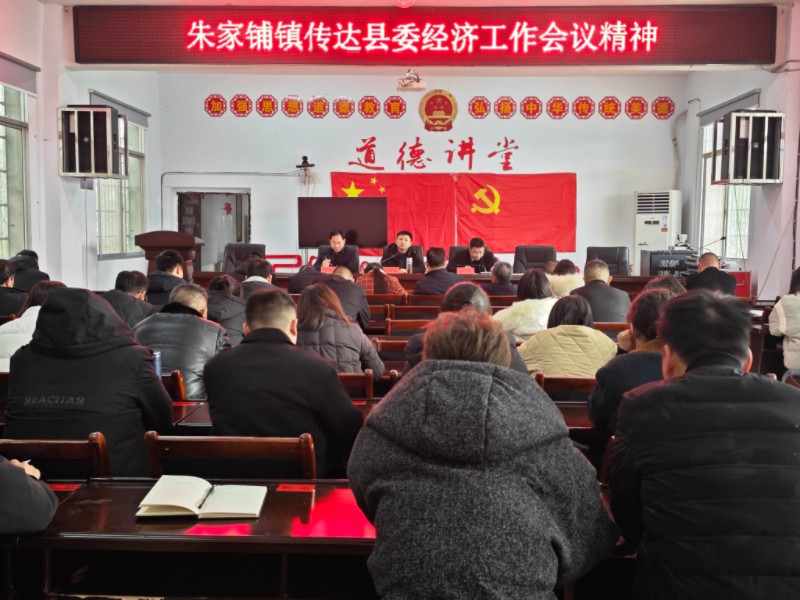汉寿县朱家铺镇：传达汉寿县第十三届委员会第九次全体会议暨经济工作会议精神