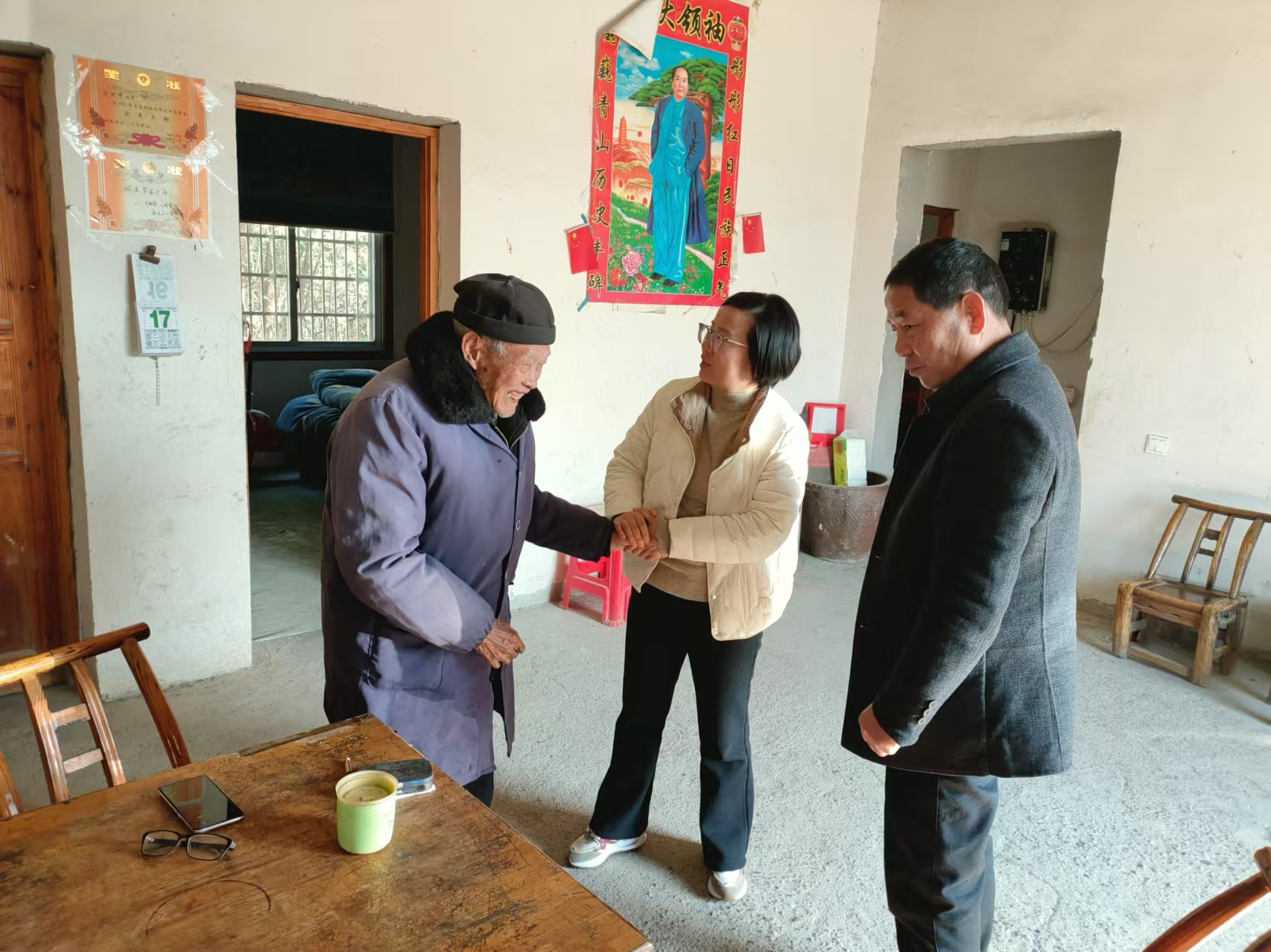 汉寿县株木山街道：春节慰问递真情、岁末关怀映春晖