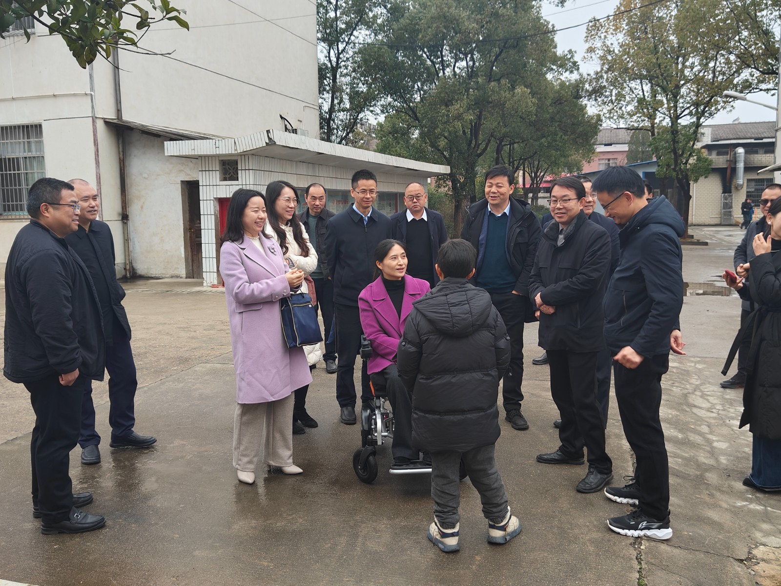 湖南省残联调研汉寿县送教上门工作