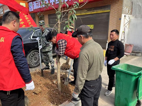 汉寿县酉港镇：植此新绿  共赴春光