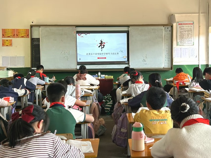汉寿县丰家铺镇中学书法比赛圆满落幕